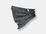Adult Size Dia De Los Muertos Grey Moisture Wicking Neck and Face Shield