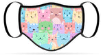 Adult or Child Size Kitty Klub Moisture Wicking Face Mask