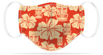 Adult or Child Size Retro Tiki Moisture Wicking Face Mask