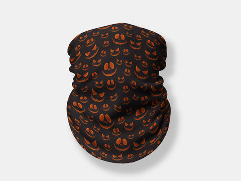 Adult Size Skellington Smiles Moisture Wicking Neck and Face Shield